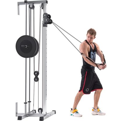 Home Gyms |  Lat Pulldown Machine Home Gym Fitness Silver Home Gyms Home Gyms