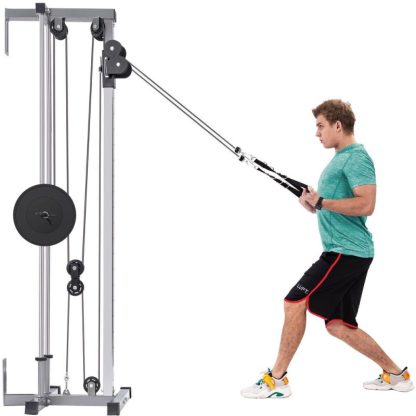 Home Gyms |  Lat Pulldown Machine Home Gym Fitness Silver Home Gyms Home Gyms