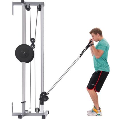 Home Gyms |  Lat Pulldown Machine Home Gym Fitness Silver Home Gyms Home Gyms