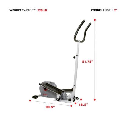 Home Gyms |  Magnetic Standing Elliptical – SF-E3988 Home Gyms Grey