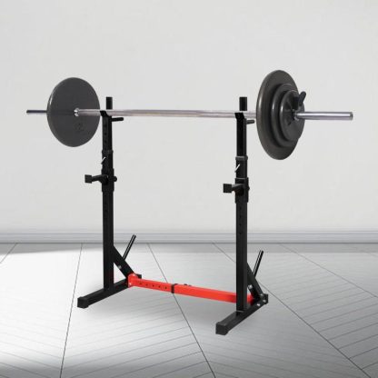 Home Gyms |  Multi-Function Barbell Rack Squat Stand, 500lbs Max Load Home Gyms Black