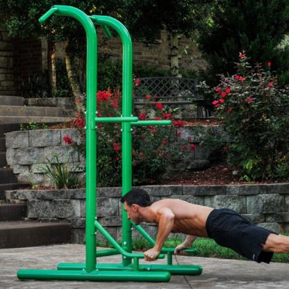 Home Gyms |  Outdoor Fitness Power Tower – Green Home Gyms Home Gyms