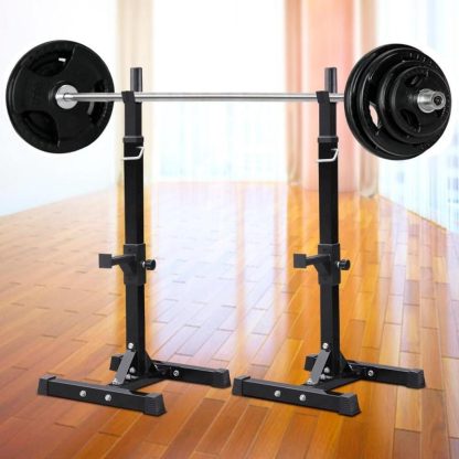 Home Gyms |  Pair of Standard Adjustable Portable Power Weight Rack Home Gyms Home Gyms