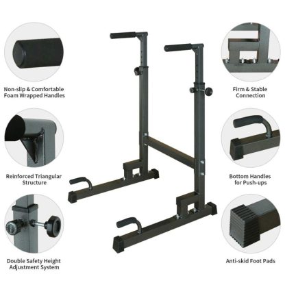 Home Gyms |  Power Tower Dip Station with Bench Pull-Up Bar Home Gyms Home Gyms