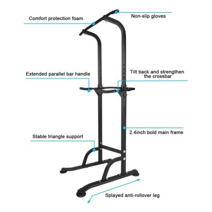 Home Gyms |  Power Tower Workout Dip Station Pull Up Bar Home Gyms Home Gyms