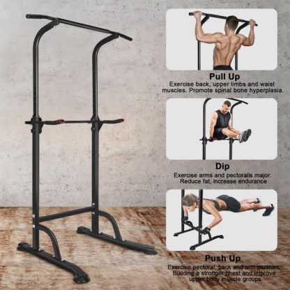 Home Gyms |  Power Tower Workout Dip Station Pull Up Bar Home Gyms Home Gyms