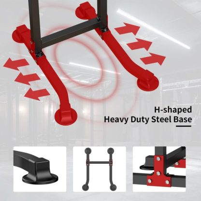 Home Gyms |  Pull Up Bar Power Tower Dip Bar Station Dip Stand Multi-Functional Workout Equipment Strength Training Machine Home Gyms Home Gyms