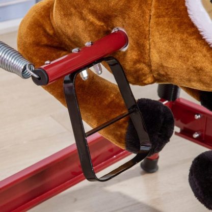 Home Gyms |  Qaba Kids Spring Rocking Horse, Ride on Horse for Toddlers, Age 5-12 Years Home Gyms Home Gyms