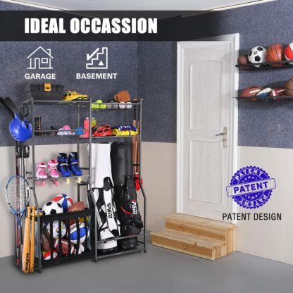 Home Gyms |  Sports Equipment, Garage Rack, Golf Storage, Garage Organizer Home Gyms Black