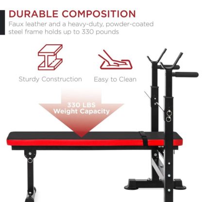 Home Gyms |  SUGIFT Adjustable Weight Bench with 330 Lbs. Home Gyms Home Gyms