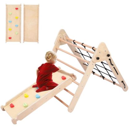 Home Gyms |  Toddler Indoor Gym Playset Climbing Toy Home Gyms Beige