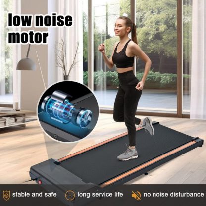 Home Gyms |  Walking Pad 300 lb Capacity, Protable Treadmill Under Desk, Walking Treadmills for Home,0.6 to 3.8 mph Portable Treadmill Home Gyms Home Gyms