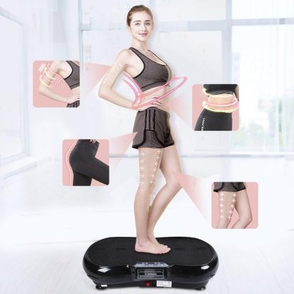 Home Gyms |  YSSOA Vibration Plate Exercise Machine with Dual Motor Vibration, Remote Control and Resistance Bands – 30.5*17.32*8.27 Home Gyms Home Gyms