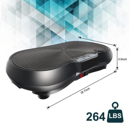 Home Gyms |  YSSOA Vibration Plate Exercise Machine with Dual Motor Vibration, Remote Control and Resistance Bands – 30.5*17.32*8.27 Home Gyms Home Gyms