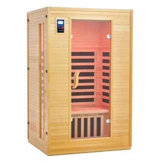 Hot Tubs |  2 Person Sauna Hot Tubs Brown