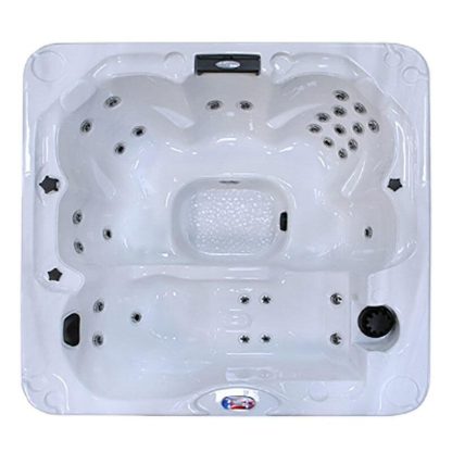 Hot Tubs |  6-Person 30-Jet Premium Acrylic Lounger Hot Tub with LED Waterfall Hot Tubs Hot Tubs