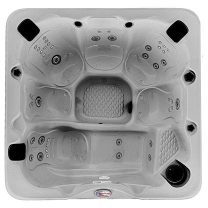 Hot Tubs |  6-Person 45-Jet Premium Acrylic Lounger Spa Standard Hot Tub with Ozonator and Bluetooth Hot Tubs Hot Tubs