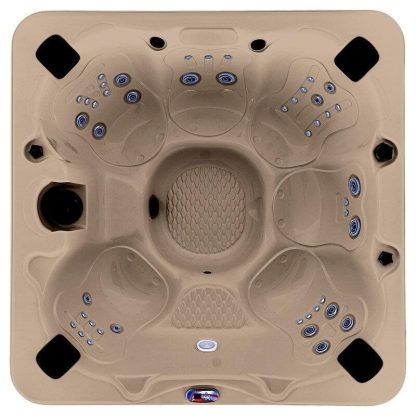 Hot Tubs |  7-Person 45-Jet Premium Acrylic Bench Spa Standard Hot Tub with Ozonator and Bluetooth Sound System Hot Tubs Hot Tubs