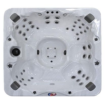 Hot Tubs |  7-Person 56-Jet Premium Acrylic Bench Hot Tub with Bluetooth System Hot Tubs Hot Tubs