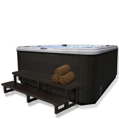 Hot Tubs |  7-Person 56-Jet Premium Acrylic Bench Hot Tub with Bluetooth System Hot Tubs Hot Tubs