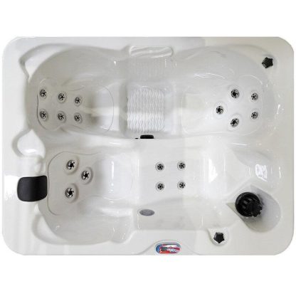 Hot Tubs |  Dual Voltage 3-Person 18-Jet 110v-240v Plug and Play Acrylic Lounger Standard Hot Tub with Ozonator and Titanium Heater Hot Tubs Hot Tubs