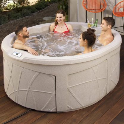 Hot Tubs |  LS200 4-Person 13-Jet 110v Plug and Play Spa with Underwater LED Light Hot Tubs Hot Tubs