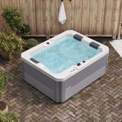 Hot Tubs |  Willow 3-Person 32-Jet 115V Acrylic Plug and Play Spa with Lounge Seating Hot Tubs Hot Tubs