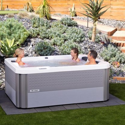 Hot Tubs |  Willow 3-Person 32-Jet 115V Acrylic Plug and Play Spa with Lounge Seating Hot Tubs Hot Tubs