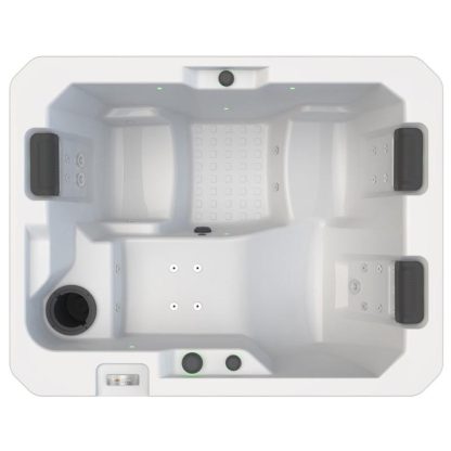 Hot Tubs |  Willow 3-Person 32-Jet 115V Acrylic Plug and Play Spa with Lounge Seating Hot Tubs Hot Tubs