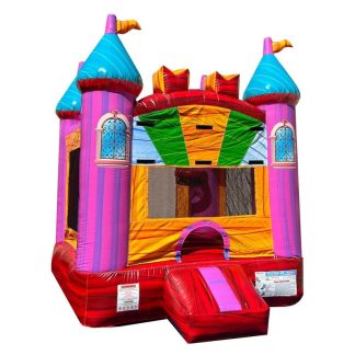 Inflatable Bounce Houses |  10’X10′ Pink Marble Castle – 10′ L x 10′ W x 13′ H Inflatable Bounce Houses Inflatable Bounce Houses