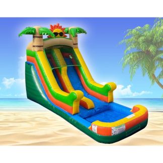 Inflatable Bounce Houses |  13FT Semi-Sunny Water Slide – 20′ L x 13′ H x 9′ W Inflatable Bounce Houses Inflatable Bounce Houses