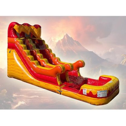 Inflatable Bounce Houses |  15FT Volcano Water Slide – 15′ H x 30′ L x 11′ W Inflatable Bounce Houses Inflatable Bounce Houses