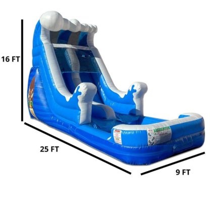 Inflatable Bounce Houses |  16 FT Semi-Commercial Hawaiian Water Slide – 25′ L x 16′ H x 9′ W Inflatable Bounce Houses Inflatable Bounce Houses