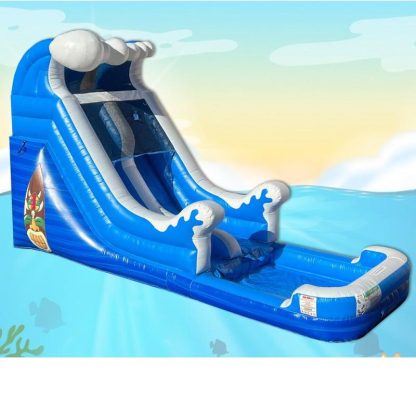 Inflatable Bounce Houses |  16 FT Semi-Commercial Hawaiian Water Slide – 25′ L x 16′ H x 9′ W Inflatable Bounce Houses Inflatable Bounce Houses