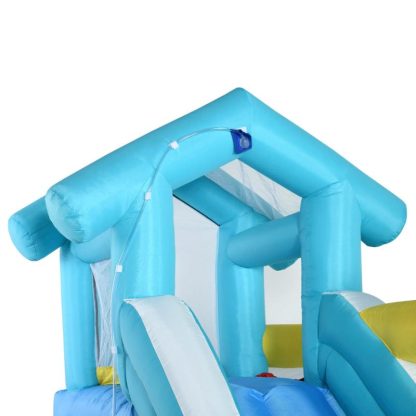 Inflatable Bounce Houses |  5-in-1 Inflatable Water Slide, Kids Castle Bounce House Includes Slide, Trampoline, Pool, Water Gun, Climbing Wall Inflatable Bounce Houses Inflatable Bounce Houses