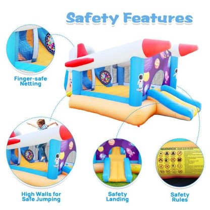 Inflatable Bounce Houses |  6 in 1 inflatable bouncer for kids target ball basketball slide Inflatable Bounce Houses Inflatable Bounce Houses