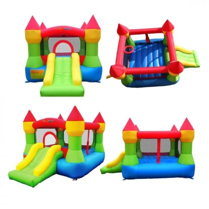 Inflatable Bounce Houses |  Bounce House – Castle Bounce N’ Slide w/hoop Inflatable Bounce Houses Inflatable Bounce Houses