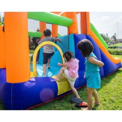 Inflatable Bounce Houses |  Bounce House,Bouncing Slide,Jumping Slide House,Climbing Bouncy House,Castle Bounce House with Long Slide,with Air Blower Inflatable Bounce Houses Inflatable Bounce Houses