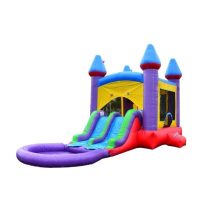 Inflatable Bounce Houses |  Commercial 13.5′ x 26′ Bounce House with Water Slide and Air Blower Inflatable Bounce Houses Inflatable Bounce Houses