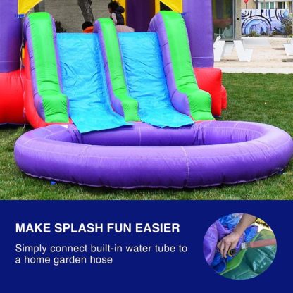 Inflatable Bounce Houses |  Commercial 13.5′ x 26′ Bounce House with Water Slide and Air Blower Inflatable Bounce Houses Inflatable Bounce Houses