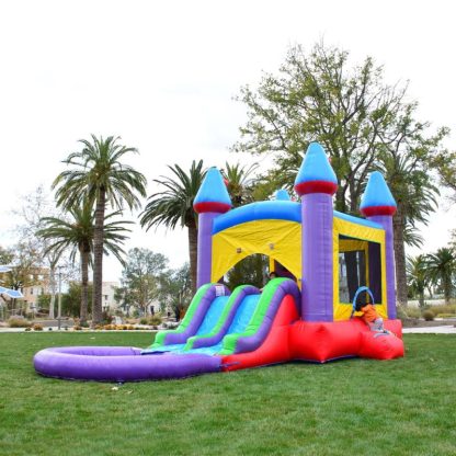 Inflatable Bounce Houses |  Commercial 13.5′ x 26′ Bounce House with Water Slide and Air Blower Inflatable Bounce Houses Inflatable Bounce Houses