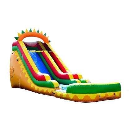 Inflatable Bounce Houses |  Dino Fun 18ft Slide Inflatable Bounce Houses Inflatable Bounce Houses