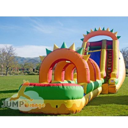 Inflatable Bounce Houses |  Dino Fun 18ft Slide Inflatable Bounce Houses Inflatable Bounce Houses