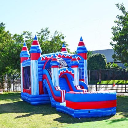 Inflatable Bounce Houses |  Flash Mega Front Loader Combo Inflatable Bounce Houses Inflatable Bounce Houses