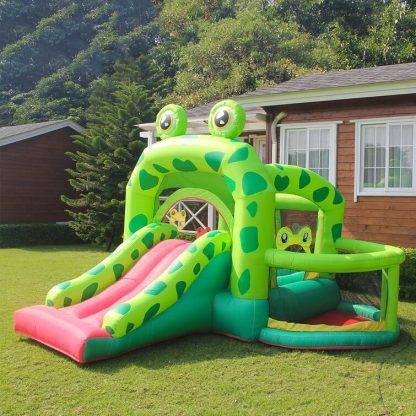 Inflatable Bounce Houses |  Home Playground Frog Bounce House Inflatable Bouncing Castle Inflatable Bounce Houses Inflatable Bounce Houses