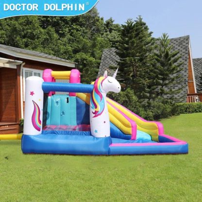 Inflatable Bounce Houses |  Inflatable Castle Bounce House Slide and Jumping with 450W Blower Inflatable Bounce Houses Inflatable Bounce Houses