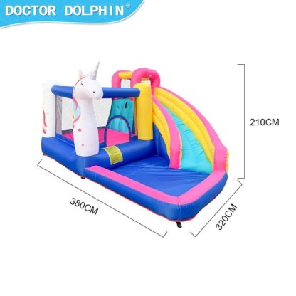 Inflatable Bounce Houses |  Inflatable Castle Bounce House Slide and Jumping with 450W Blower Inflatable Bounce Houses Inflatable Bounce Houses