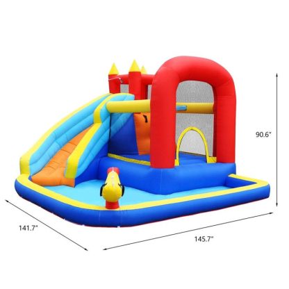 Inflatable Bounce Houses |  Inflatable Castle with Bounce Slide and Water Slide Inflatable Bounce Houses Inflatable Bounce Houses