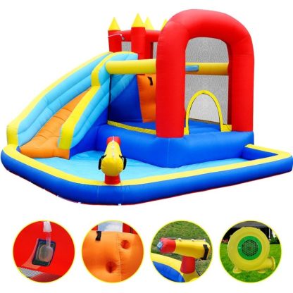 Inflatable Bounce Houses |  Inflatable Castle with Bounce Slide and Water Slide Inflatable Bounce Houses Inflatable Bounce Houses