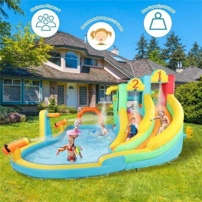 Inflatable Bounce Houses |  Inflatable Water Slide Bouncy Castle with Air Blower Inflatable Bounce Houses Inflatable Bounce Houses